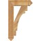 Ekena Millwork Merced Arts & Crafts Rough Sawn Bracket, Western Red Cedar, 4"W x 18"D x 30"H BKT04X18X30MRC03RWR - alternate 3